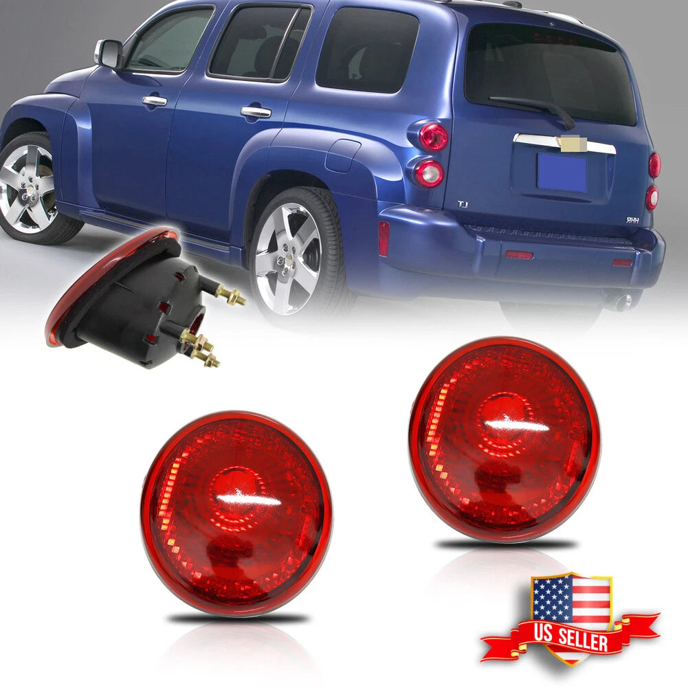 2X Red Lens Rear Upper Tail Lights for Chevy HHR (2006–2011)