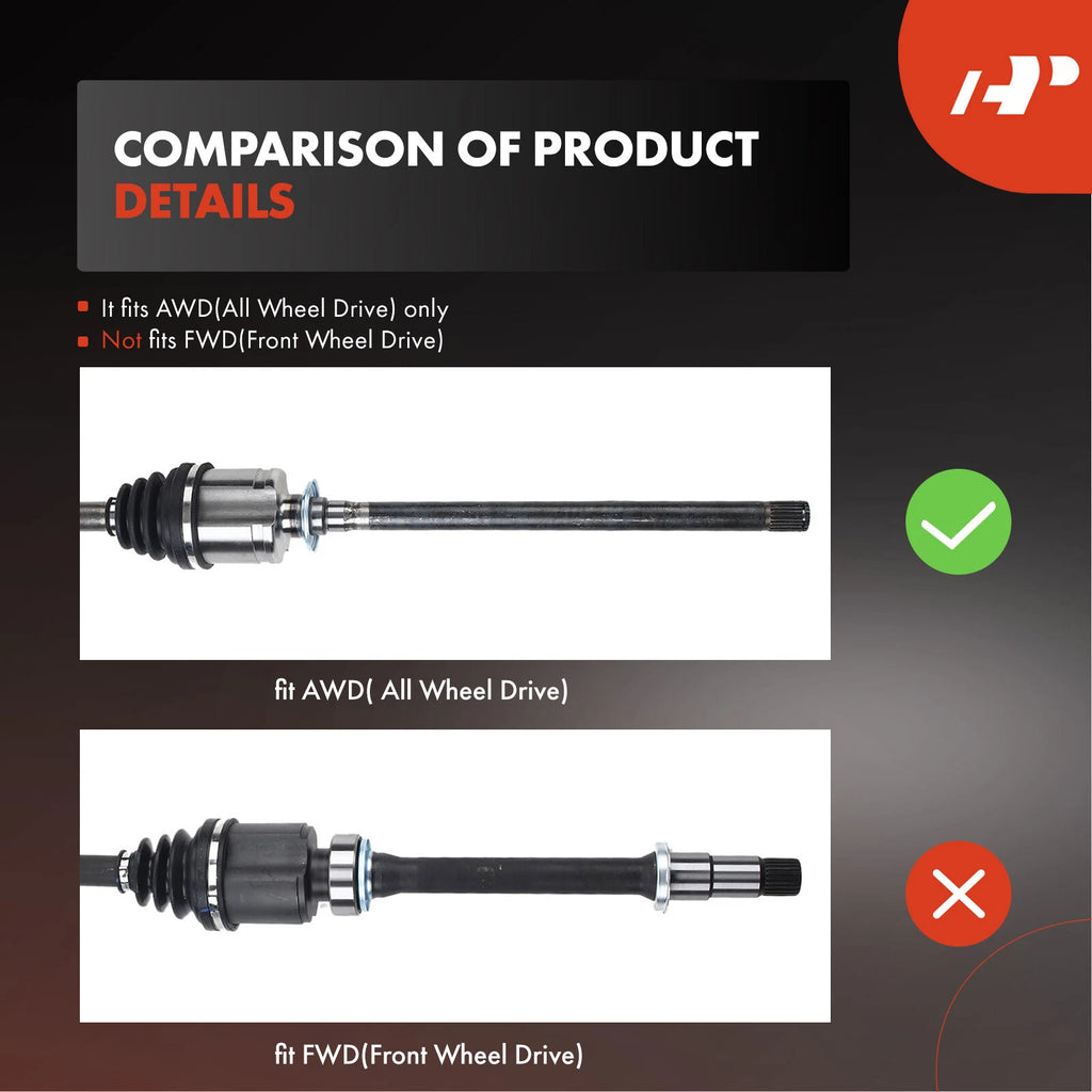 Front Right CV Axle Assembly for Toyota Sienna (2004â2010)