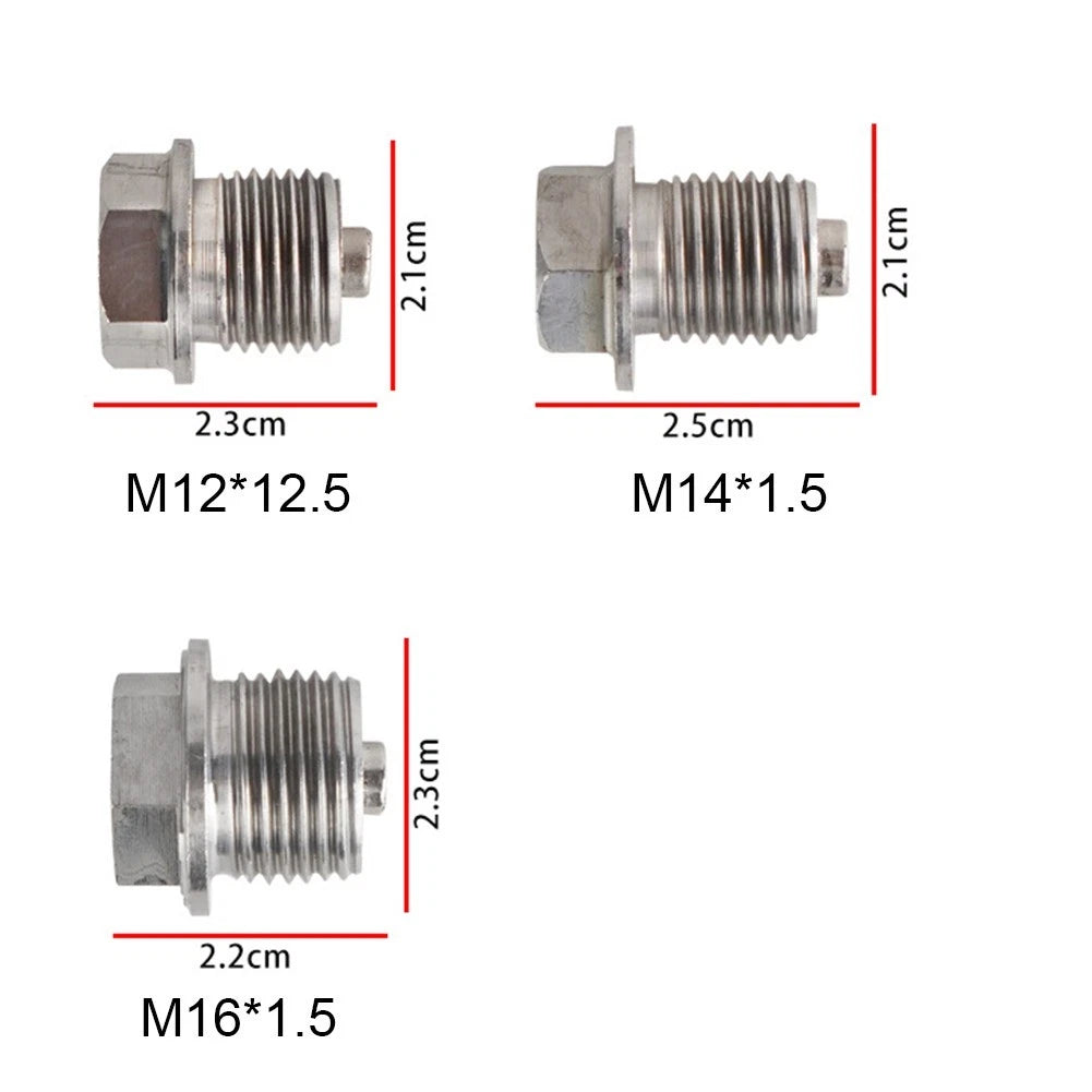 Magnetic Oil Drain Nut with Copper Washers for Automotive Applications