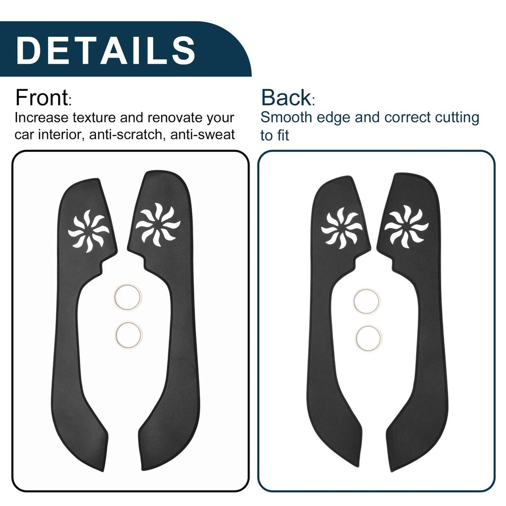 Set of 1 Car Door Leather Anti Kick Pad Sticker for Audi TT (2008–2014)