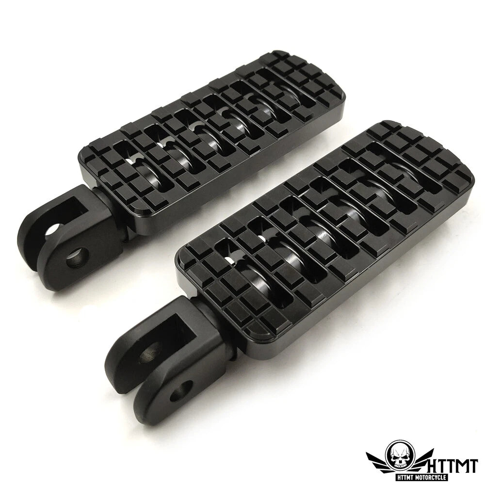 Black Dominator Footpegs for Harley FXBB FXBR FXBRS FXLR (2018–2019)