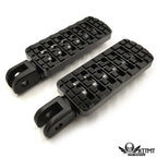 Black Dominator Footpegs for Harley FXBB FXBR FXBRS FXLR (2018–2019)
