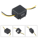 2Pcs 12V Power Filter for Car Stereos (Noise Reduction, Interference Proof)