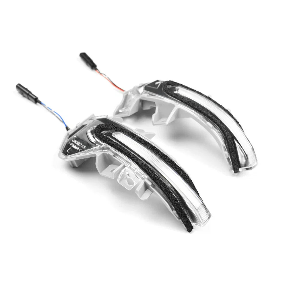 Clear LED Side Wing Mirror Turn Signal Lights for Toyota Land Cruiser J300