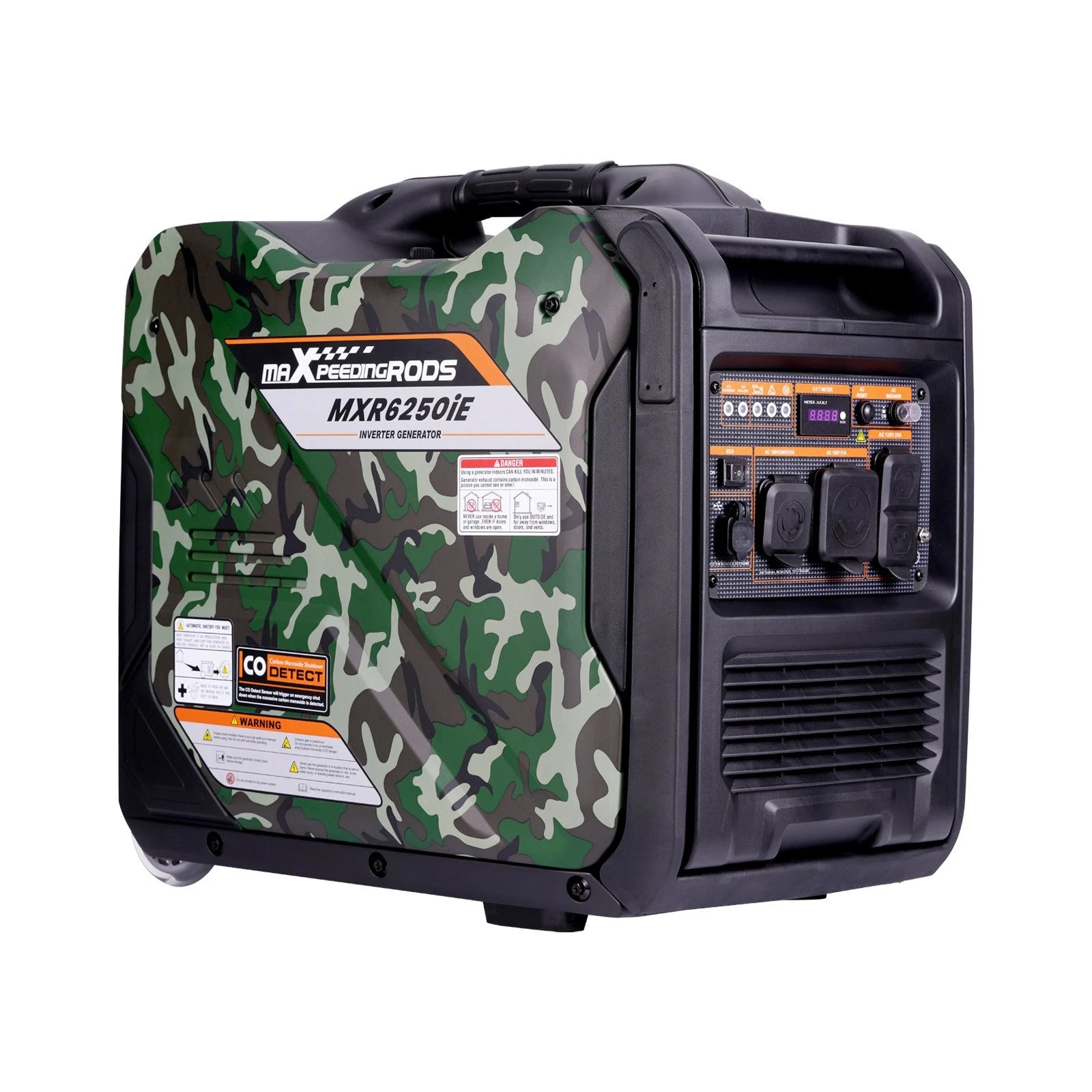 Portable Inverter Generator 5500W Max 5000W with CO Alert