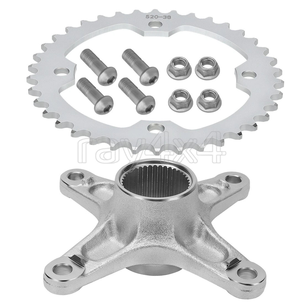 Rear Sprocket Hub Collar & Sprocket for Yamaha YFZ 450R 450X (2009–2024)
