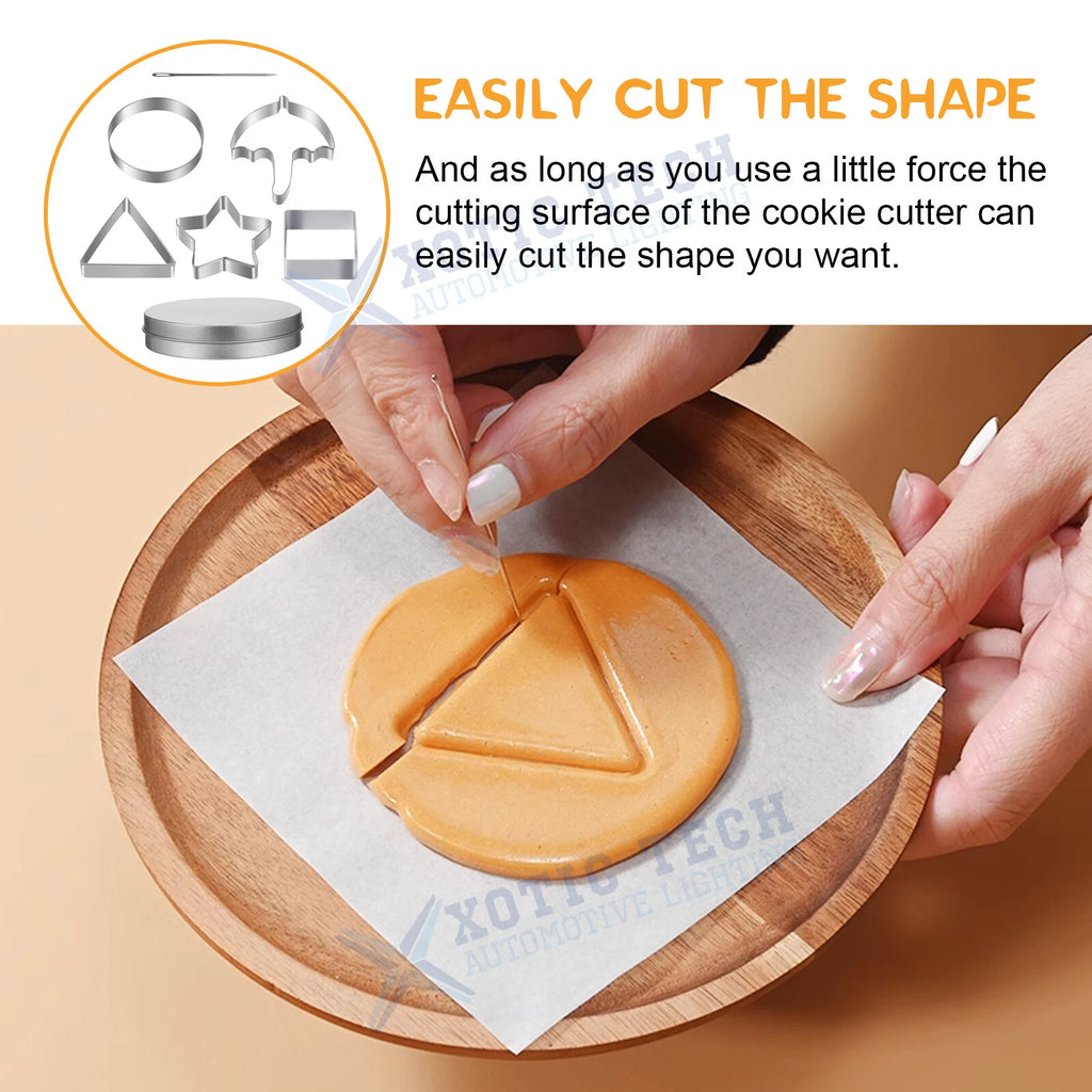 Stainless Steel Cookie Cutters for Sugar Candy Making (-)
