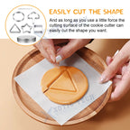 Stainless Steel Cookie Cutters for Sugar Candy Making (-)