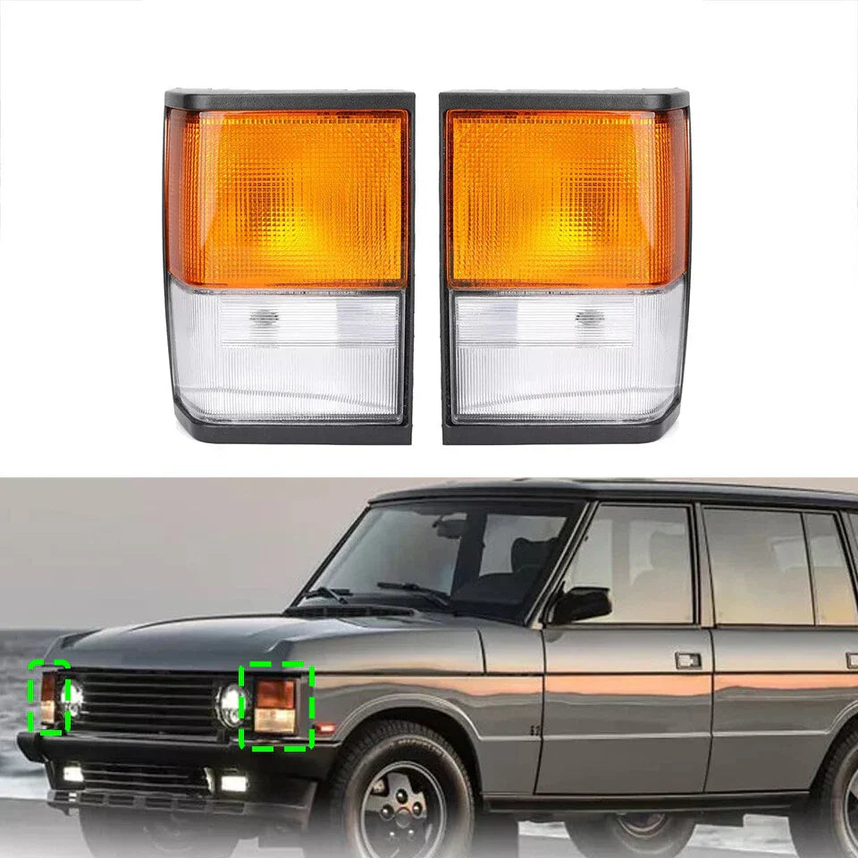 1 Pair Front Corner Light for Land Rover Range Rover Classic (1987–1995)