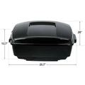 Gloss Black King Trunk Luggage for Harley Touring Street Road Glide (2014–2026)