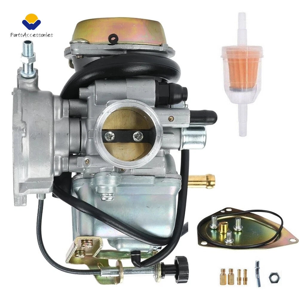 Carburetor & Choke Cable for Suzuki Quadsport Z250 LTZ250 Ozark 250 LTF250 (2002–2009)