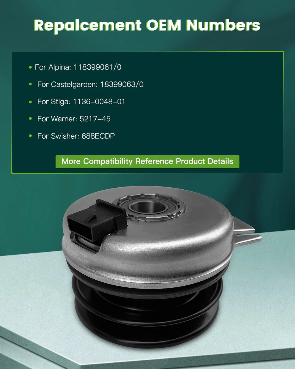 PTO Clutch for Warner (5217-4, 5217-8, 5217-10, 5217-20, 5217-36, 5217-38)