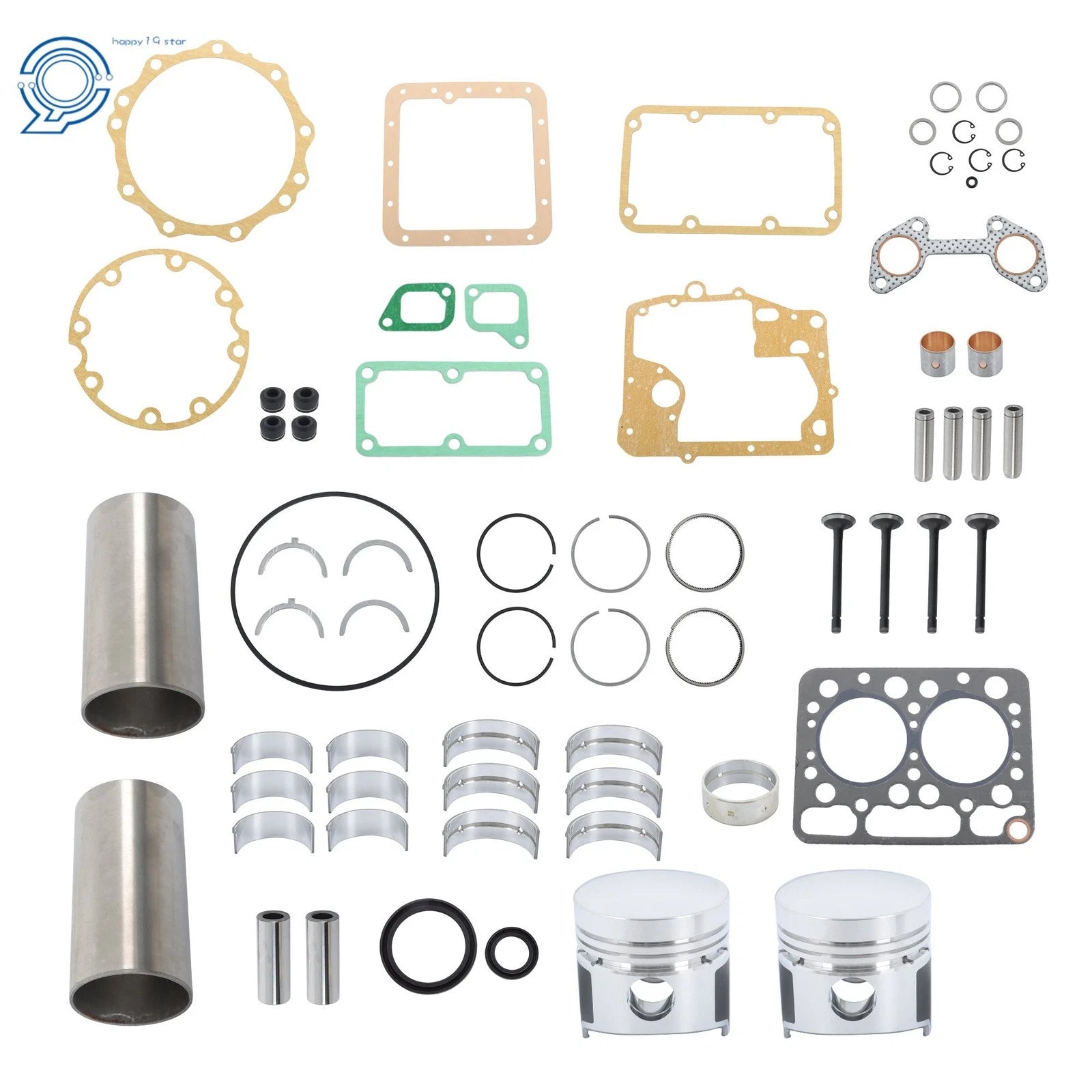 Overhaul Rebuild Kit for Kubota Z500 ZB500 (Engine Repair)