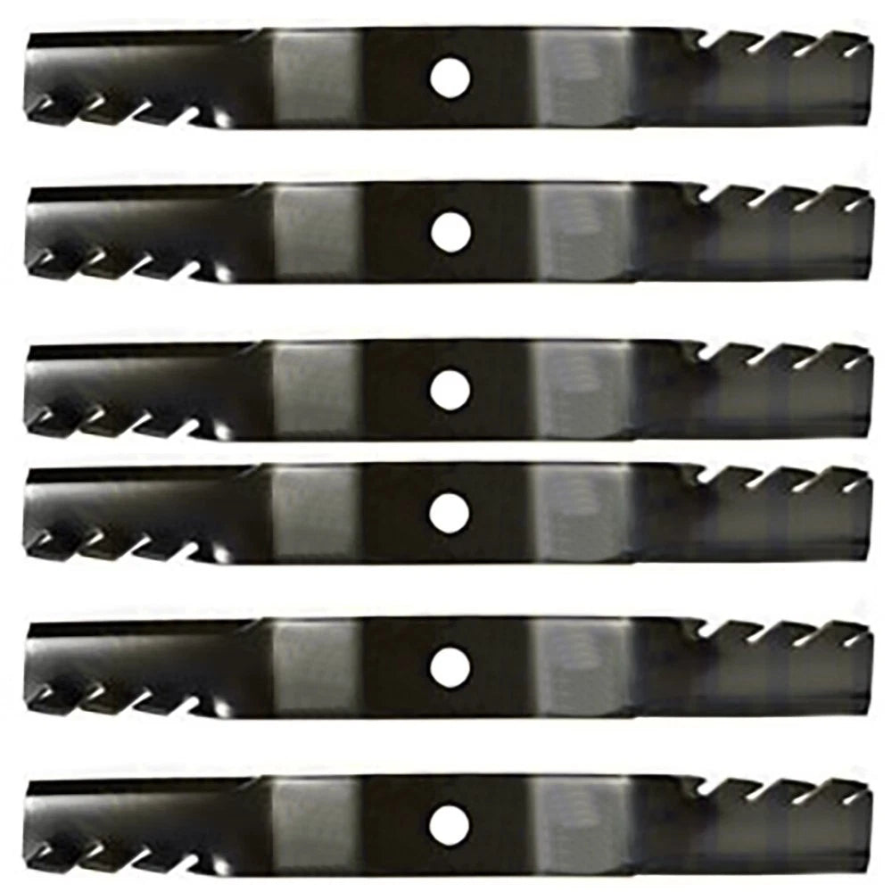 Set of 6 Mulching Predator Blades for Kubota 60" Deck (K5371-99040)