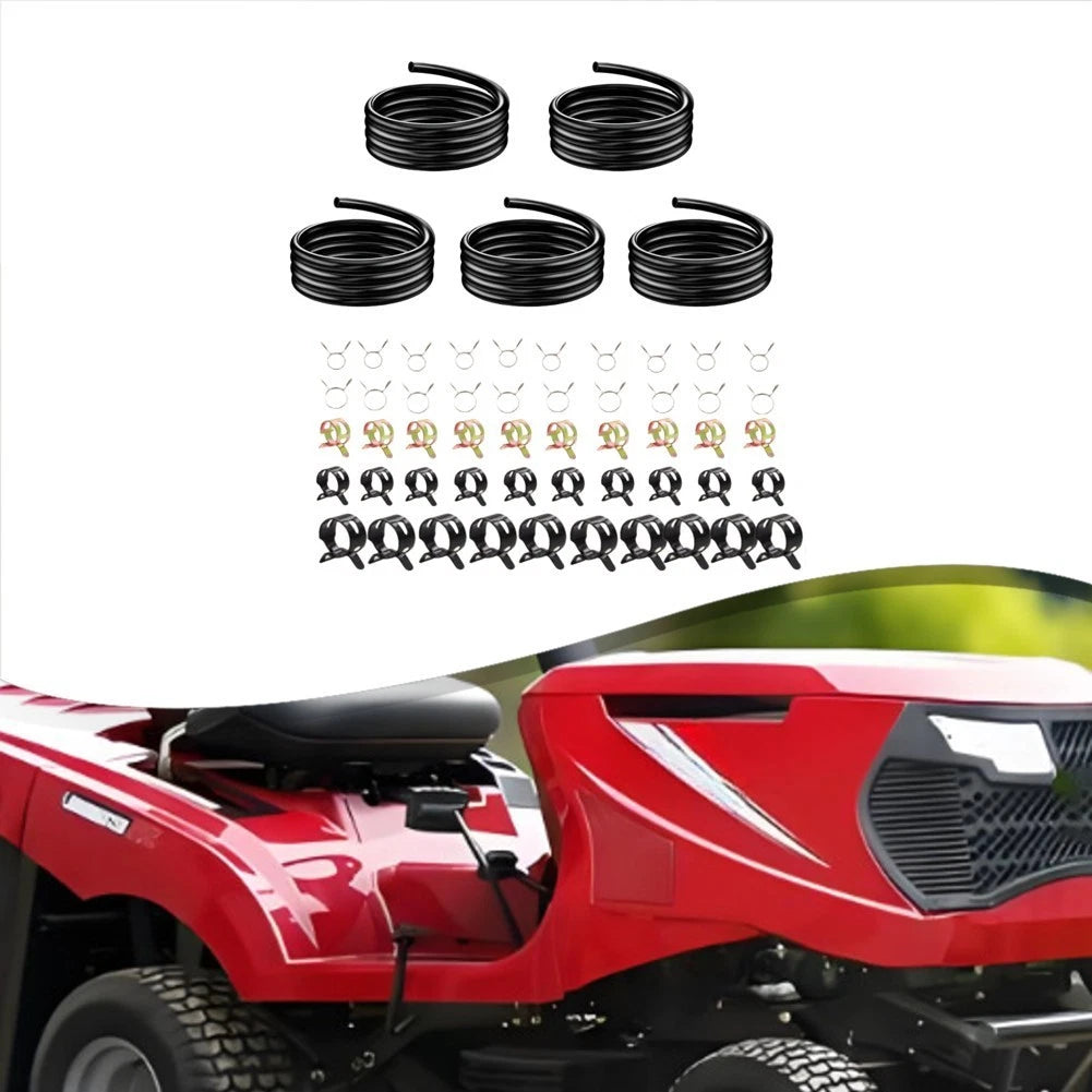Fuel Line Kit 1 Meter with 50 Clamps for EZGO Lawn Mowers