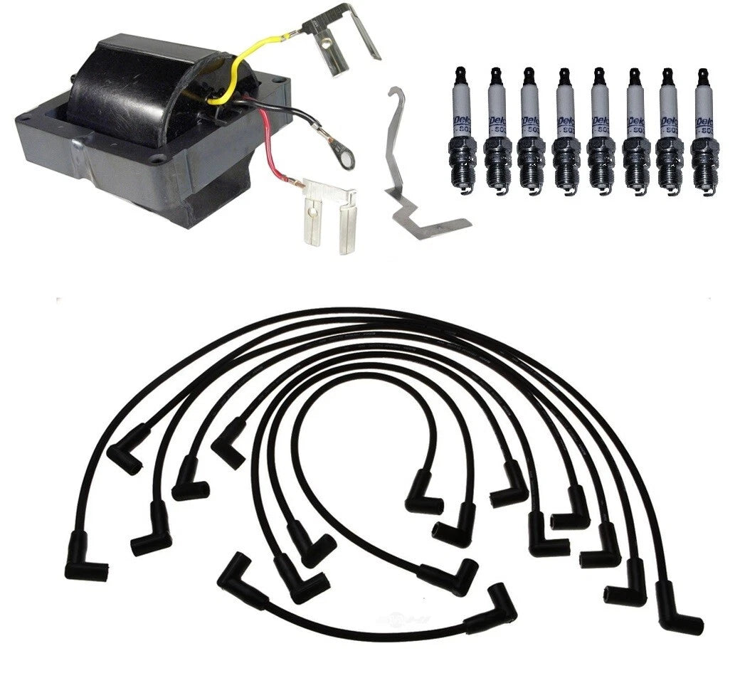 Ignition Wires & Spark Plugs Kit for GMC P3500 G2500 P20 K30 (1980–1995)