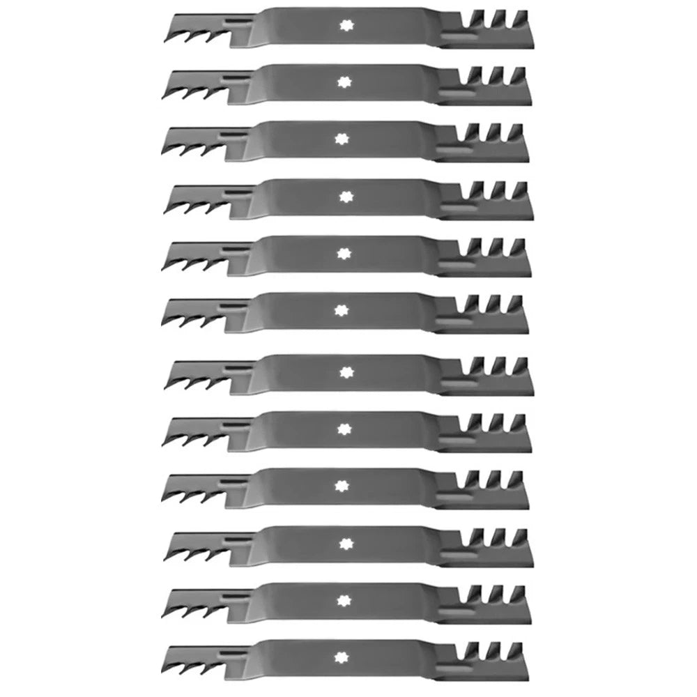 12X Toothed Mulching Mower Blade for Dolmar (Replaces 115)