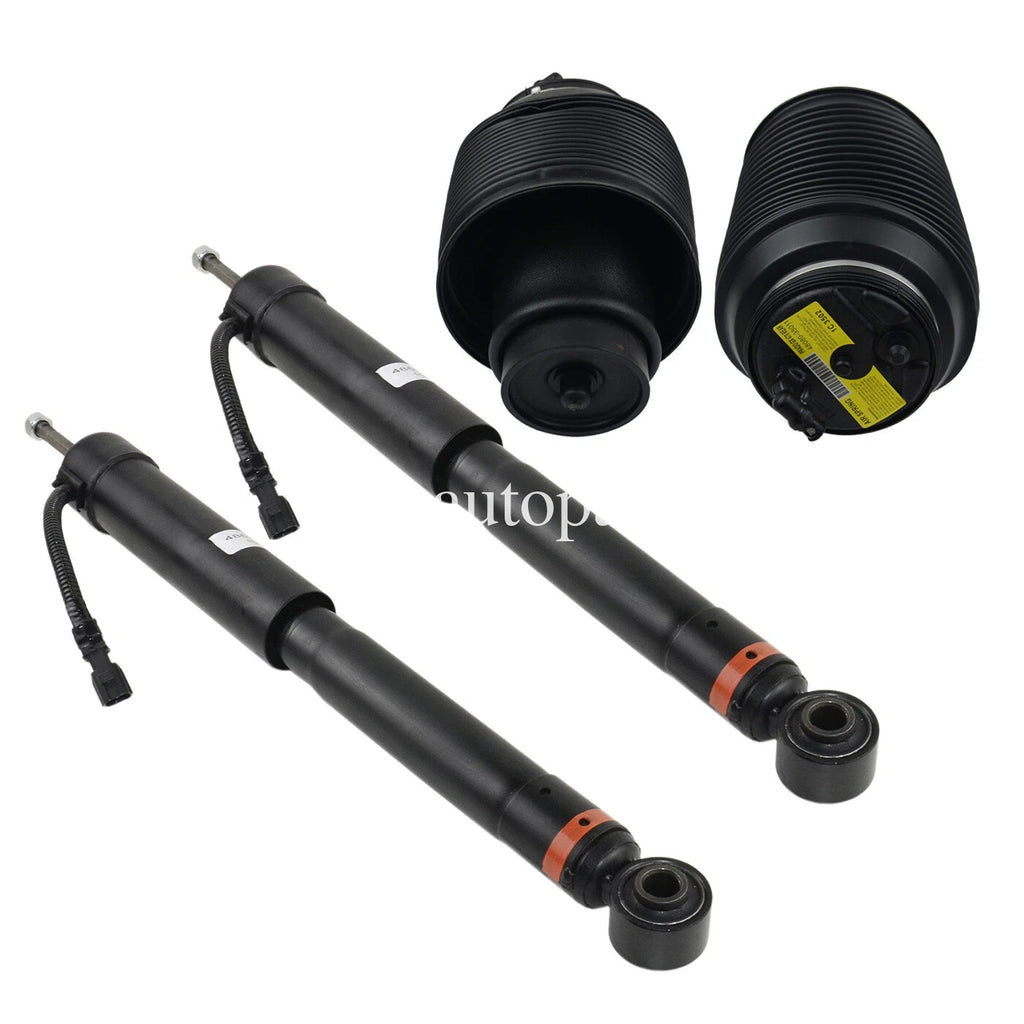 Set of 4 Rear Air Suspension Struts & Springs for Lexus GX470 (2003–2009)
