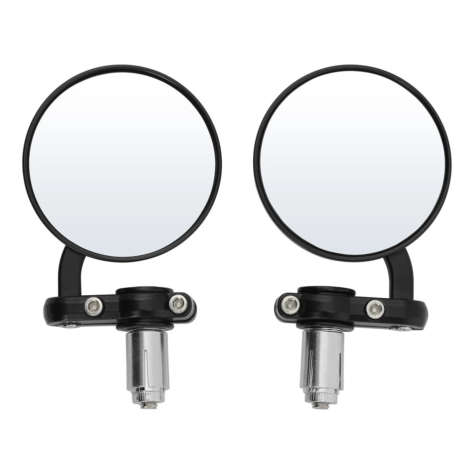 3" Round Handle Bar End Rearview Mirrors for Honda Harley (Fitment Specific)