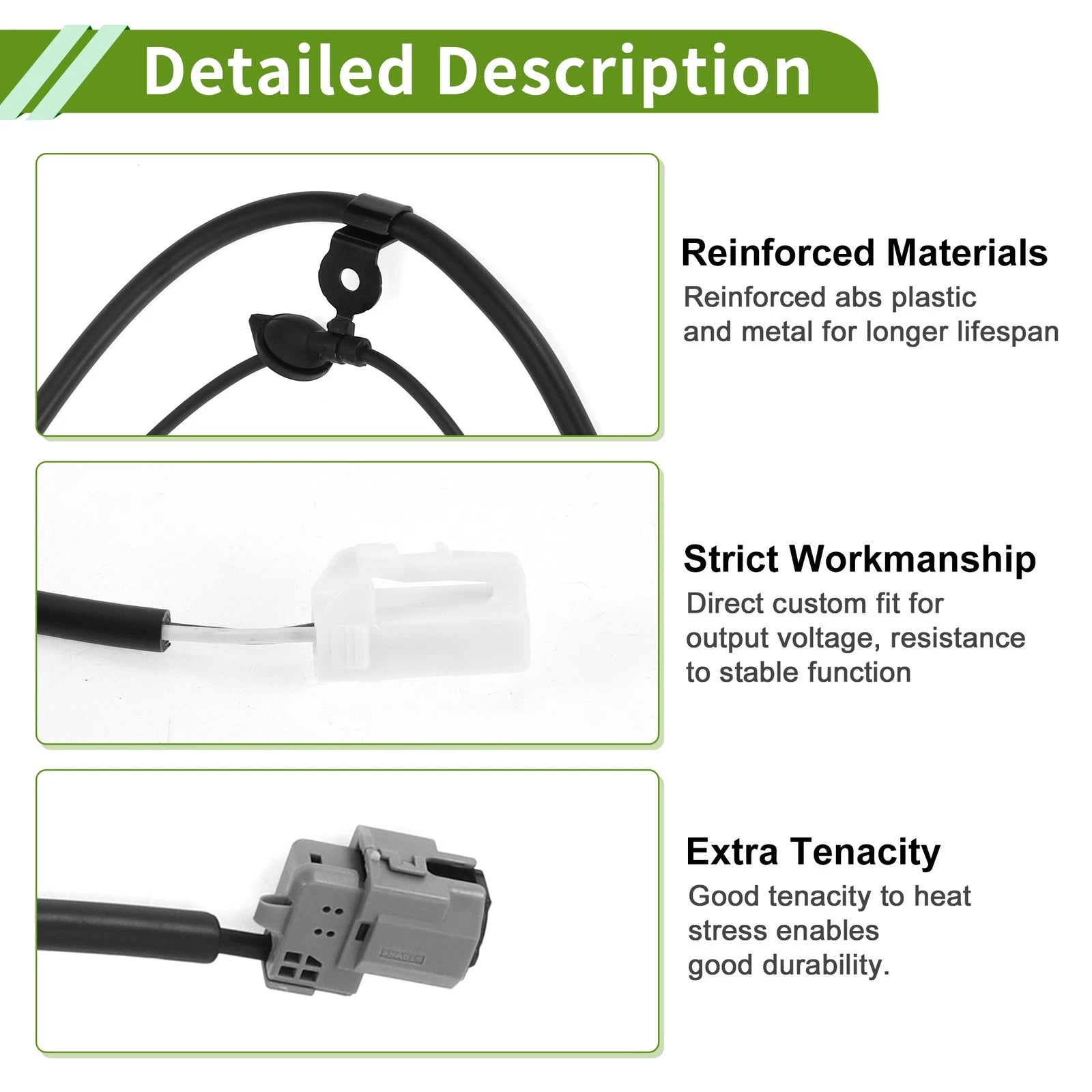 ABS Wheel Speed Sensor No. 895160E080 for Toyota Highlander (2001–2007)