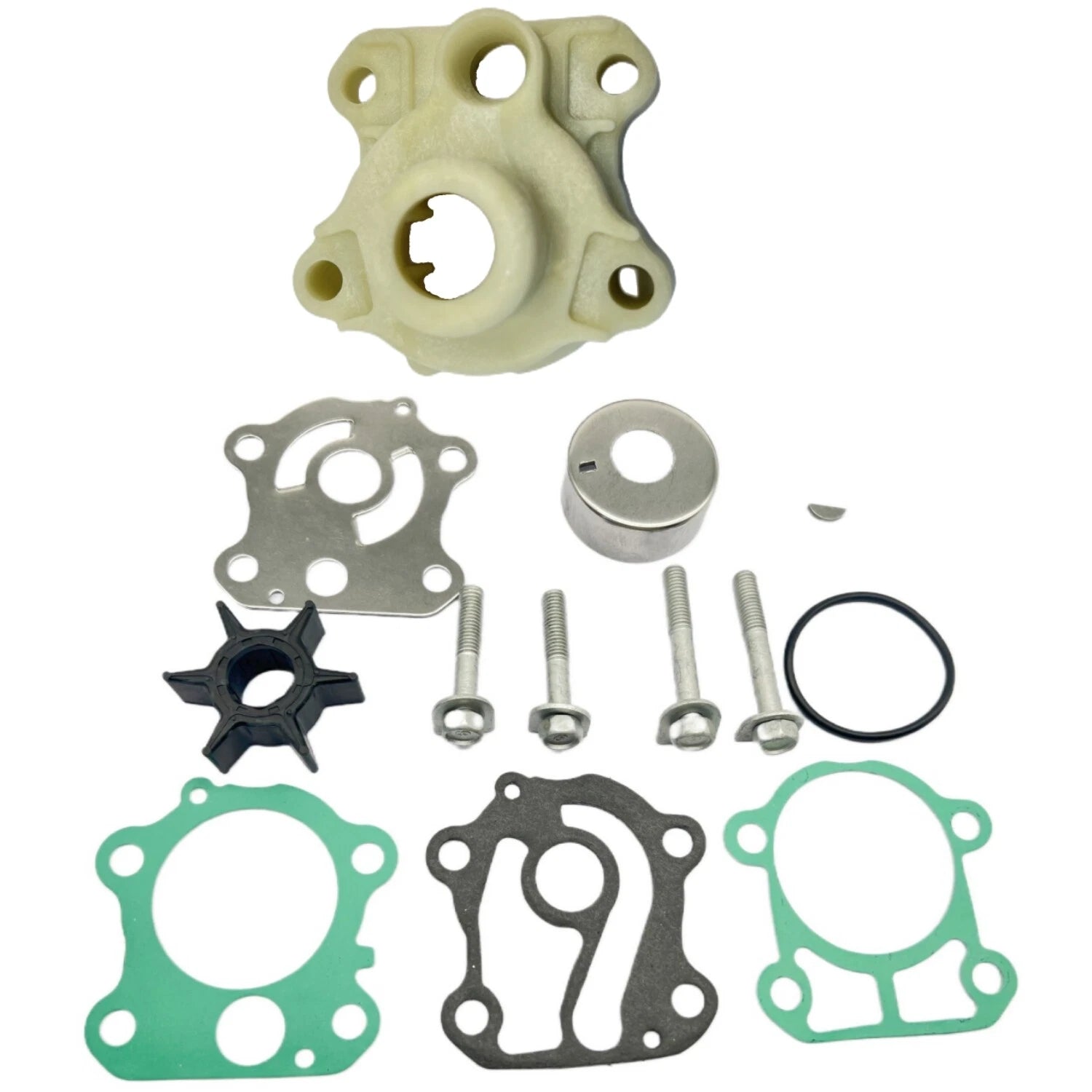Water Pump Impeller Kit for Yamaha 4-Stroke 50 60 HP FT 50 60 (6H3-W0078-00)