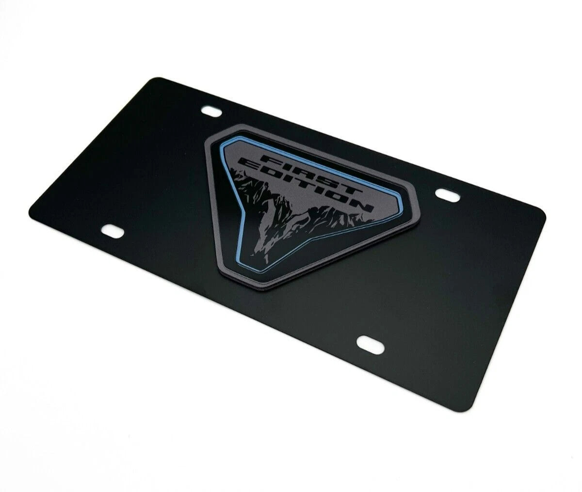 License Plate Frame Front Mount with 3D Bronco Badge for Ford Bronco (2021–2024)