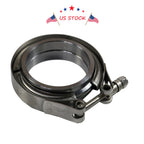 V-Band Flange & Clamp Kit for Turbo Exhaust Downpipes (Fits Various Models)