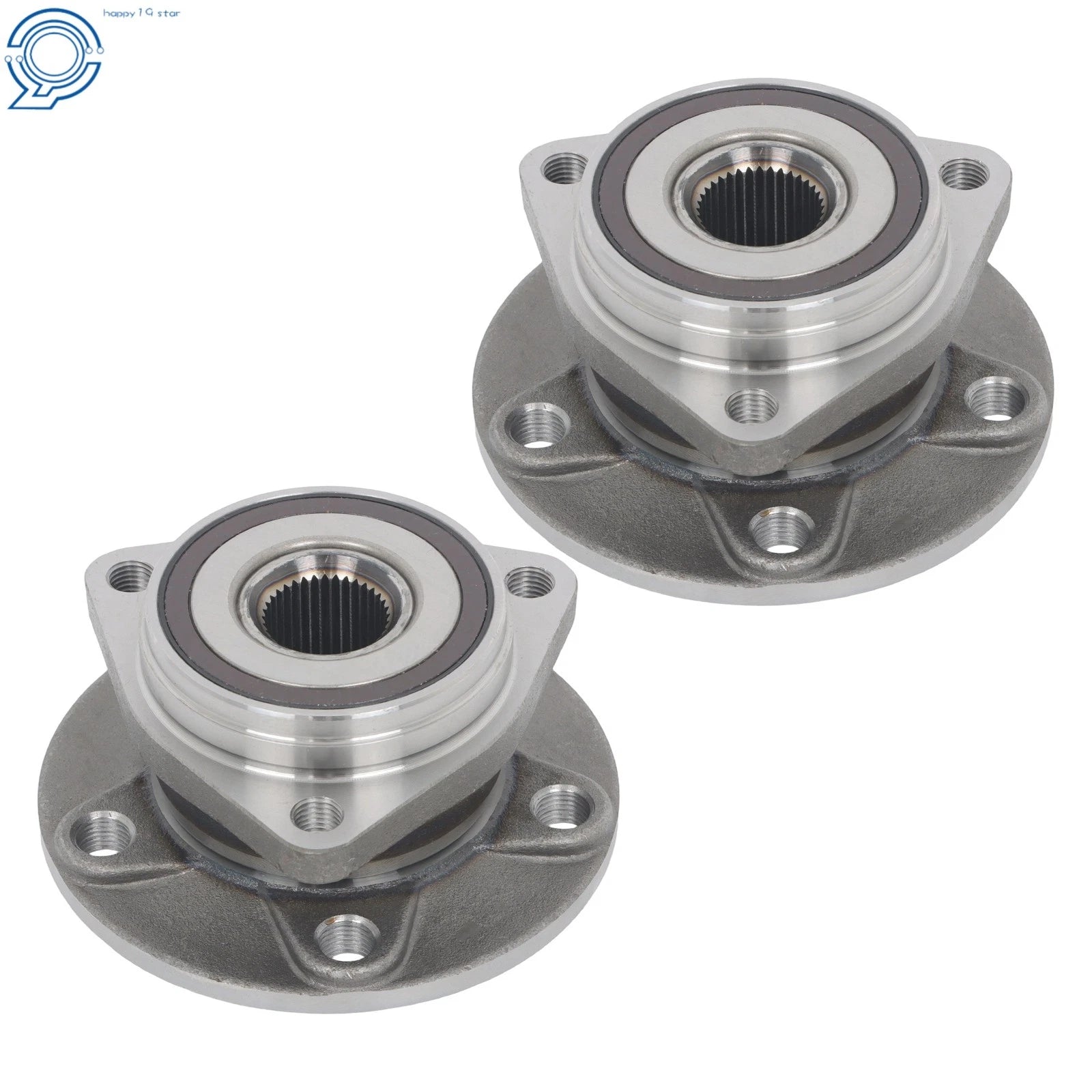 2X Wheel Hub Bearing Assembly for Audi A3 Q3 S3 VW Jetta Golf