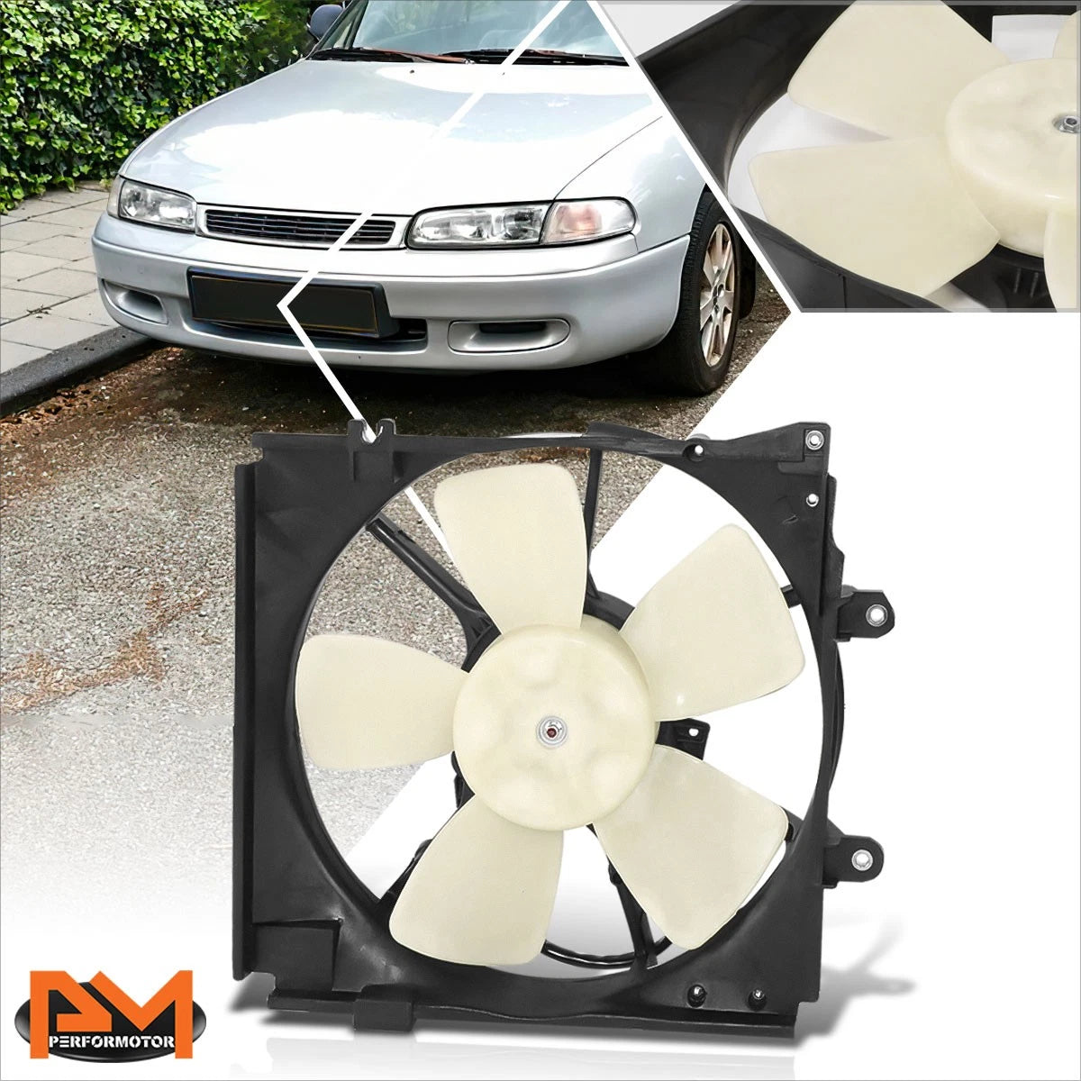Radiator Cooling Fan Assembly for Mazda 626 (1993–1997)