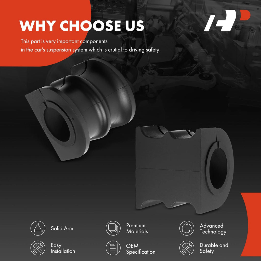2X Front Sway Bar Bushings for Jeep Grand Cherokee (2005–2010)