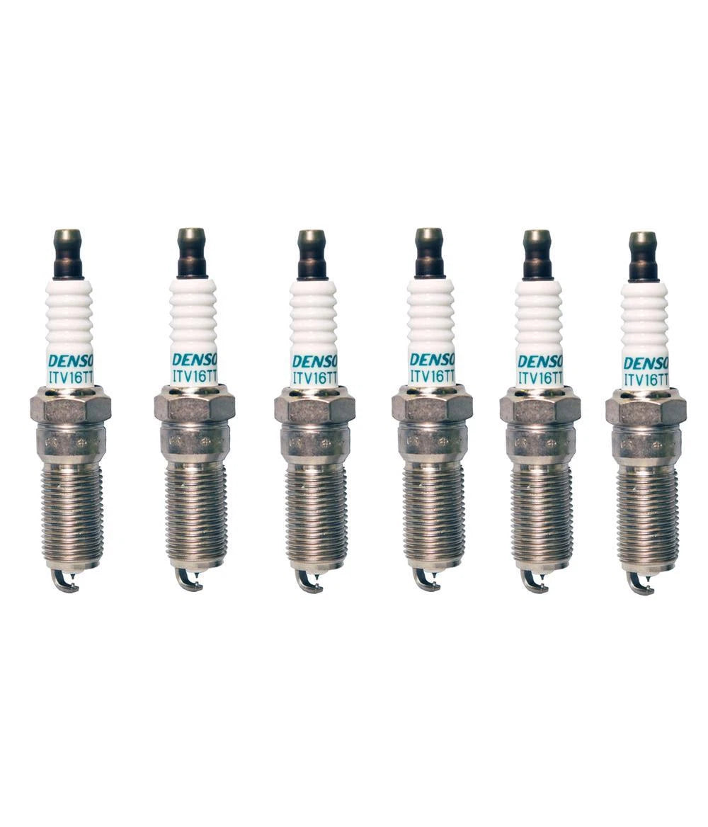 Set of 6 Denso Iridium TT Spark Plugs (Gap 0.040) for