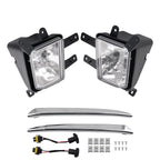 Fog Lights Lamps w/Chrome Trim + Bulbs for Chevy Suburban/Tahoe (2015–2020)