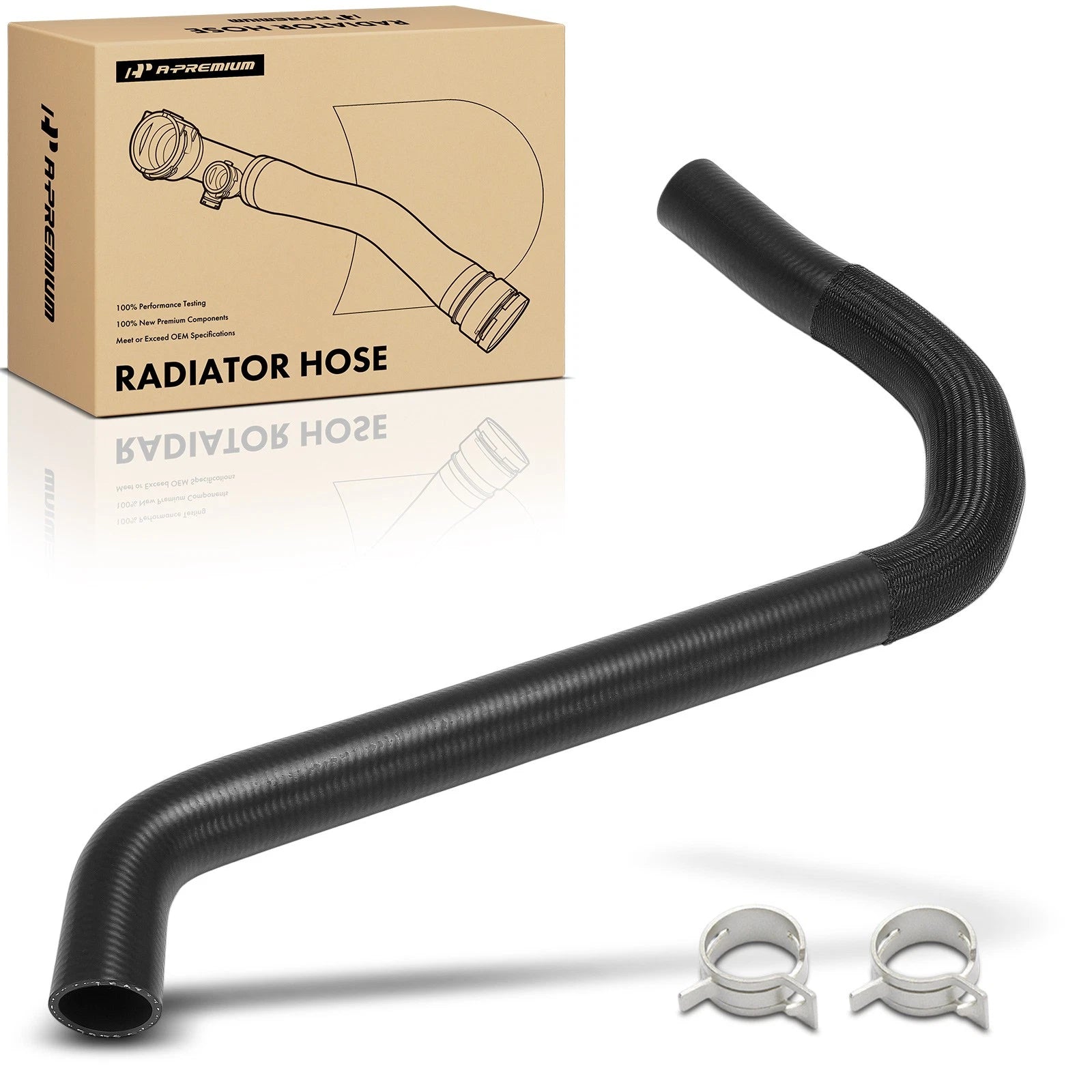 Upper Radiator Coolant Hose with Clamp for Ford Edge (2007–2015)