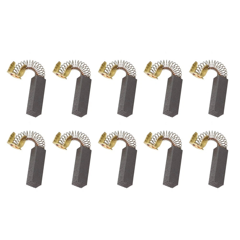 Set of 10 Carbon Brushes for Vacuum Cleaners (20mm x 7mm x 6mm)