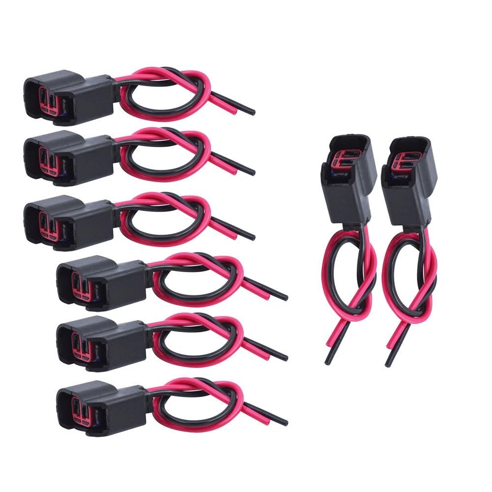 Set of 8 Fuel Injector Connector Clips for USCAR EV6 EV14