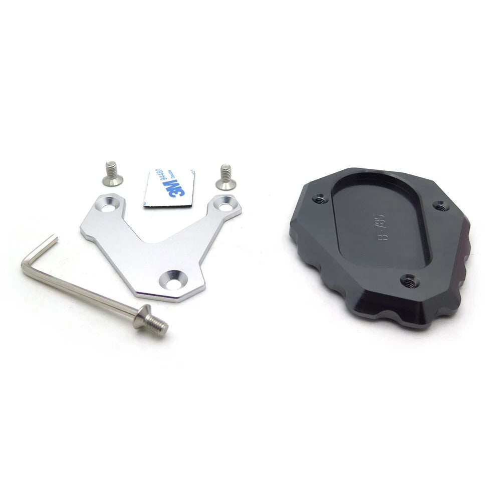 Kickstand Side Stand Enlarger Pad for BMW F750GS F850GS (2018–2019) Gray