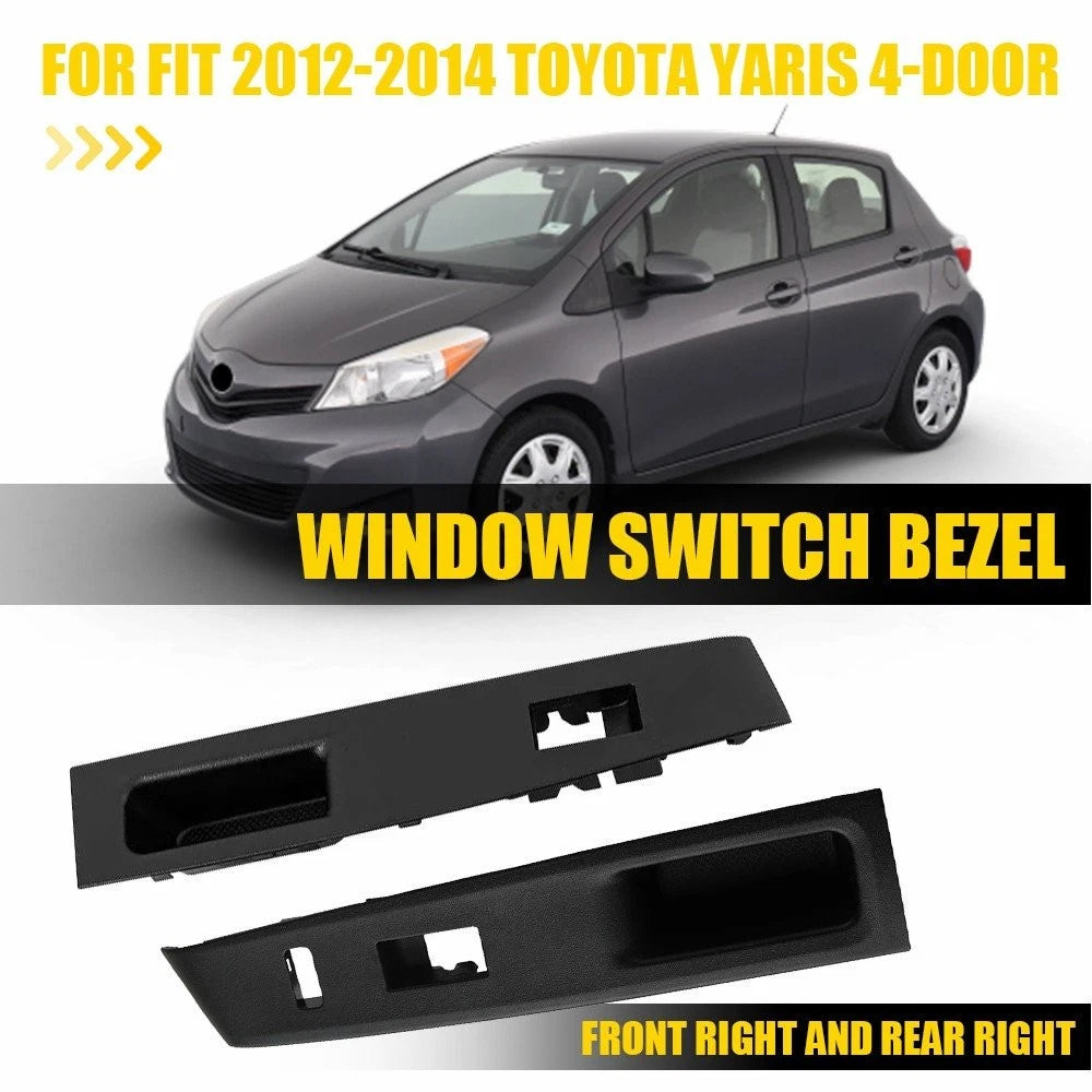 Window Upper Switch Bezel Trim Panel for Toyota Yaris (2012–2014)