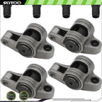 Set of 16 Stainless Steel Roller Rocker Arms for Chevrolet SBC 305 350 383