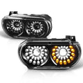 Full LED DRL Turn Signal Projector Headlights for Dodge Challenger (2008–2014)