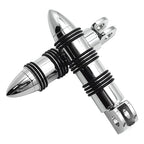Chrome Front FootPeg for Kawasaki Vulcan 1500 1600 800 Ninja 250 ZX6R ZX10R (1996–2020)