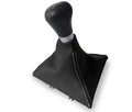 Manual Shift Boot Cover for Toyota Celica (2000–2005) Carbon Fiber White Stitch
