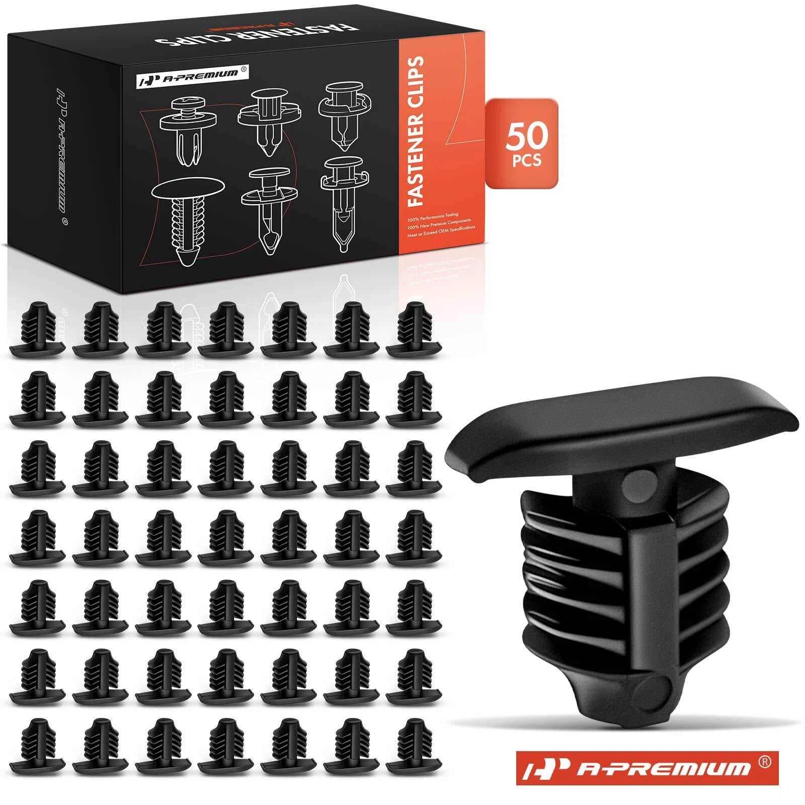 50x Hood Seal Rivet Clips for Hyundai Elantra, Kia Forte