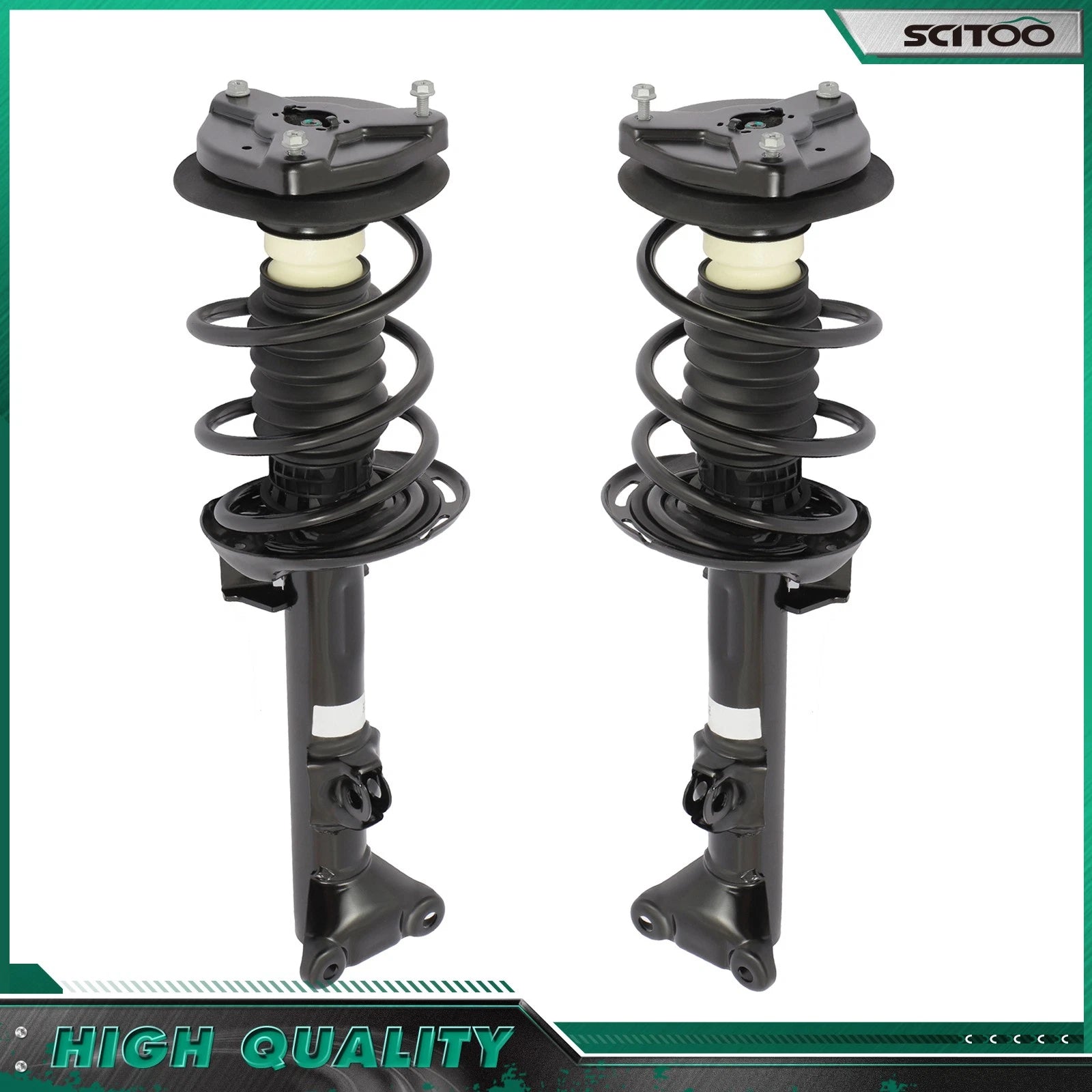 Front Complete Shocks Struts Spring Absorber for Mercedes-Benz C250 (2010–2014)