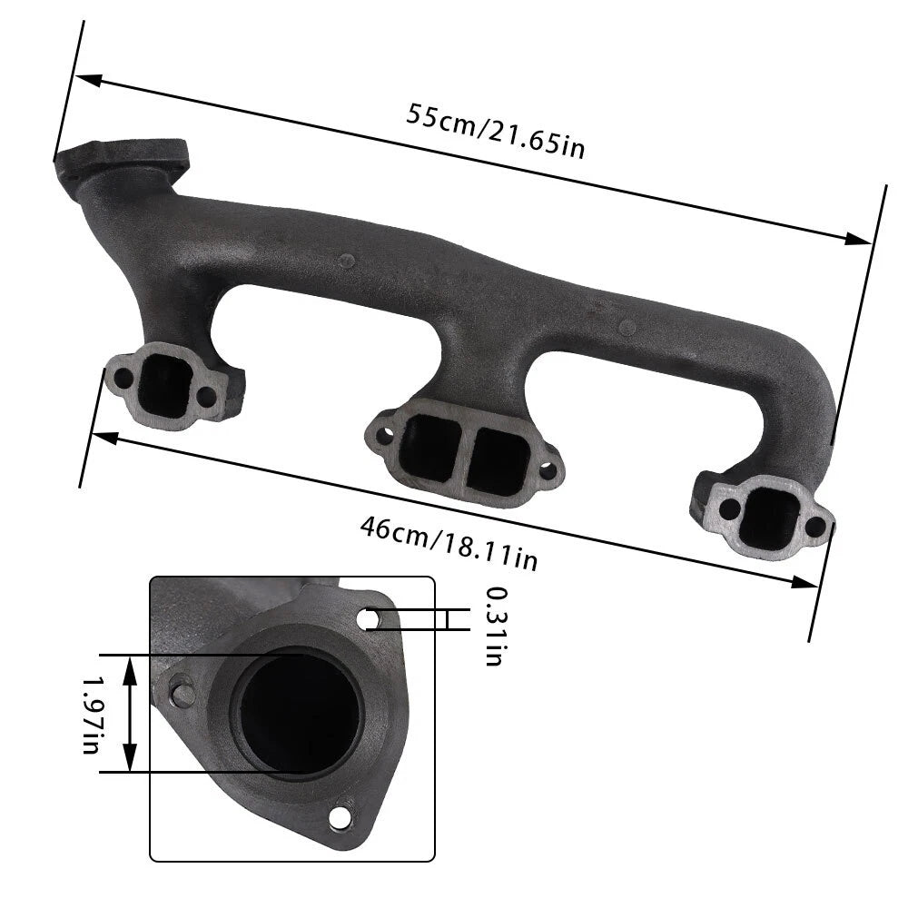 Exhaust Manifold with Gasket for Chevy Tahoe GMC C1500 K1500 Yukon (1995–2006)
