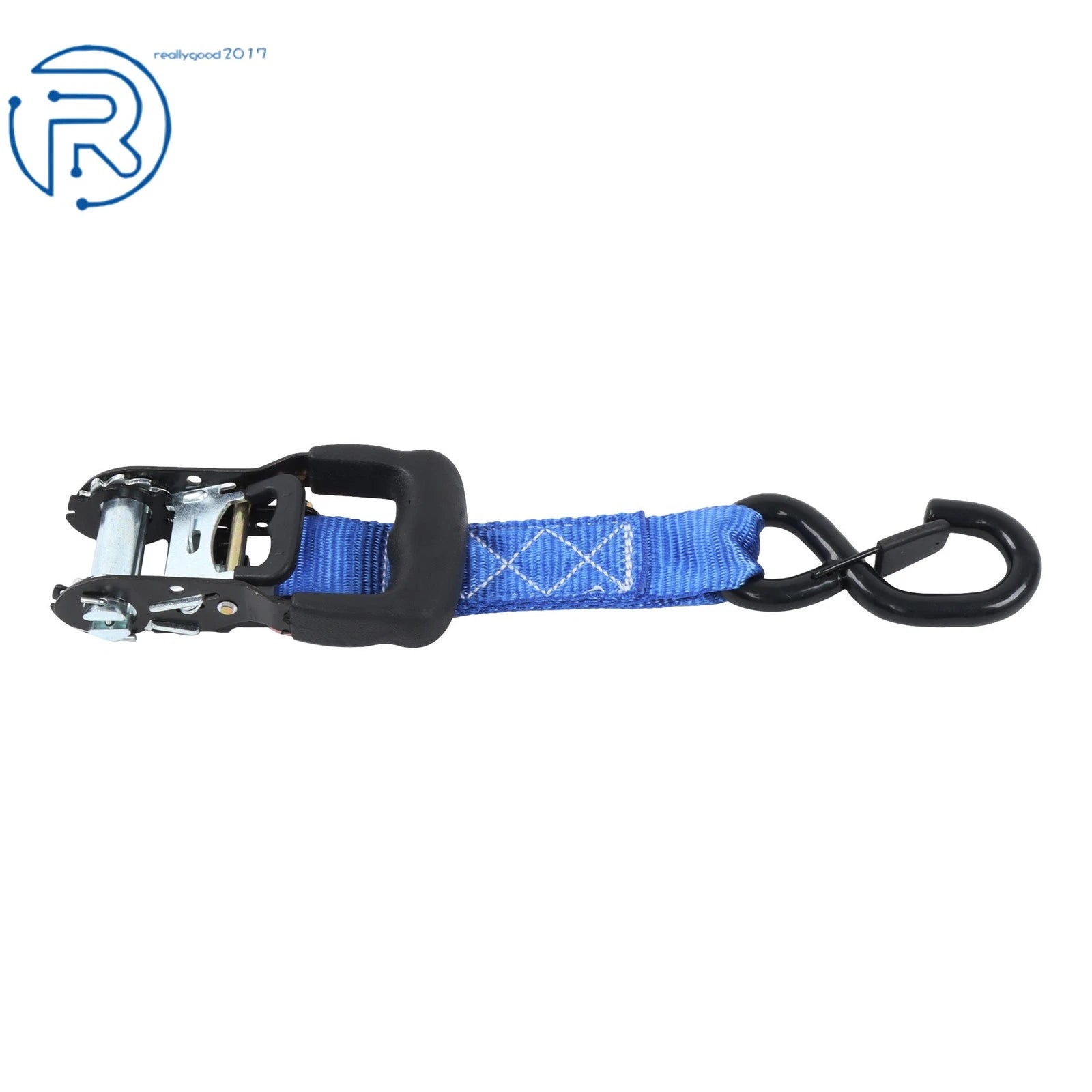 Set of 4 Tie Downs 1.6" × 15' Ratchet Straps 5208Lbs with S Hook Heavy Duty