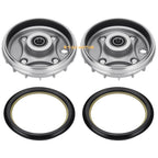2 Front Brake Drum & Dust Seal for Honda Rancher 350 TRX350TE TRX350TM (2000–2006)
