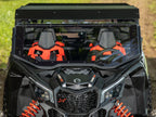SuperATV Powered Flip Windshield for Can-Am Maverick X3 (2017–2023)
