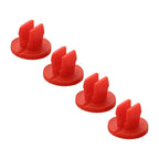 Under-Body Shield Nut Set 30 pcs Snap Red for Ford