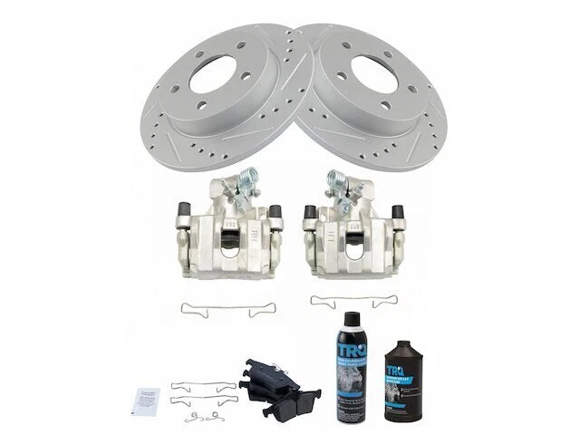 Rear Brake Pad Rotor Caliper Set for Mazda 3 (2009–2013) NB544TS