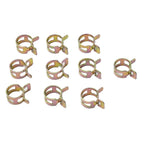 10PC Secure Adjustable Spring Clips for Silicone Hose 5/16"
